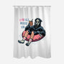 Chill Mode On-None-Polyester-Shower Curtain-glitchygorilla