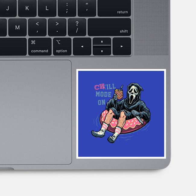 Chill Mode On-None-Glossy-Sticker-glitchygorilla