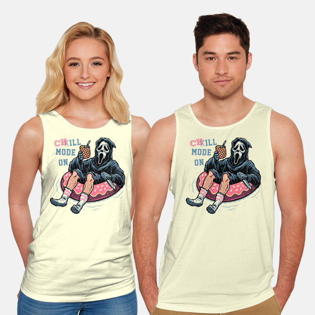 Chill Mode On-Unisex-Basic-Tank-glitchygorilla
