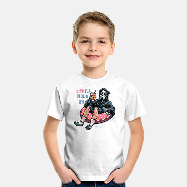 Chill Mode On-Youth-Basic-Tee-glitchygorilla