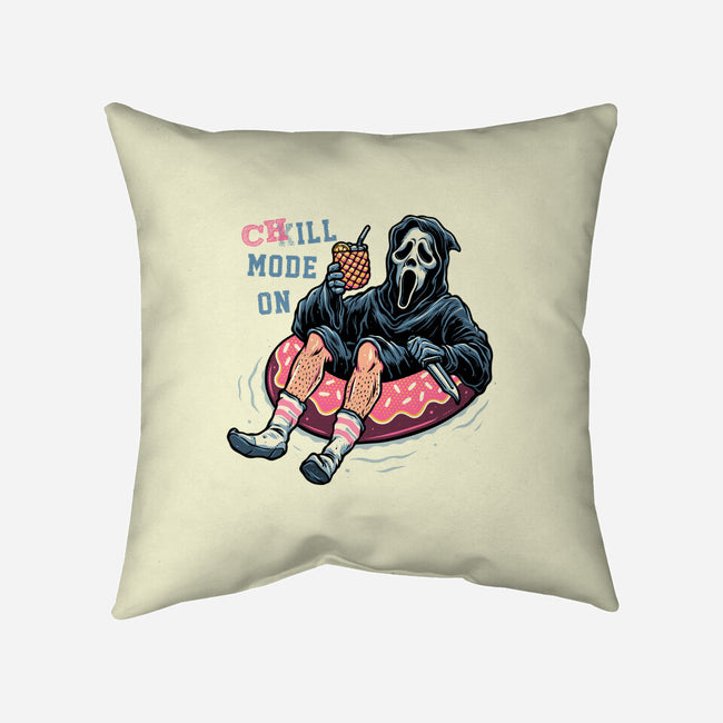 Chill Mode On-None-Removable Cover w Insert-Throw Pillow-glitchygorilla