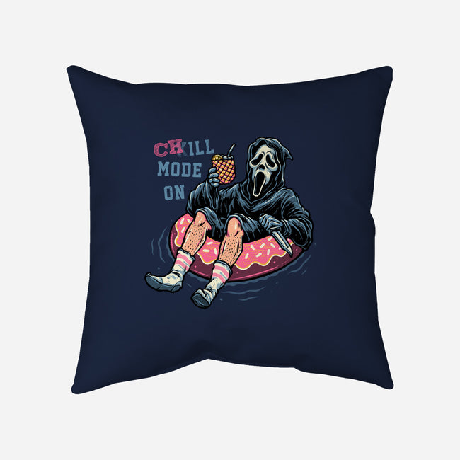 Chill Mode On-None-Removable Cover w Insert-Throw Pillow-glitchygorilla