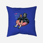 Chill Mode On-None-Removable Cover w Insert-Throw Pillow-glitchygorilla