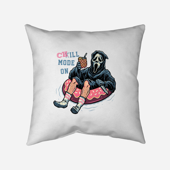 Chill Mode On-None-Removable Cover w Insert-Throw Pillow-glitchygorilla