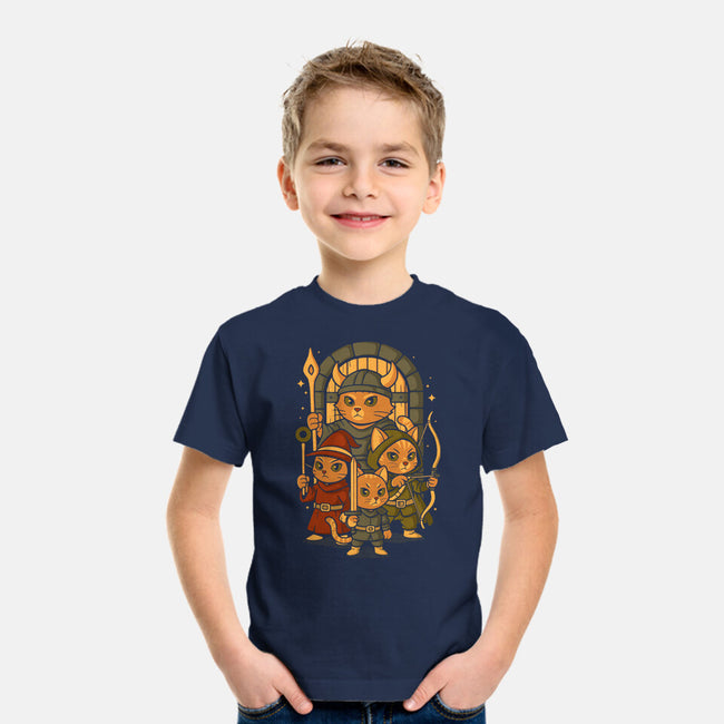 Dungeons And Cats-Youth-Basic-Tee-Eoli Studio