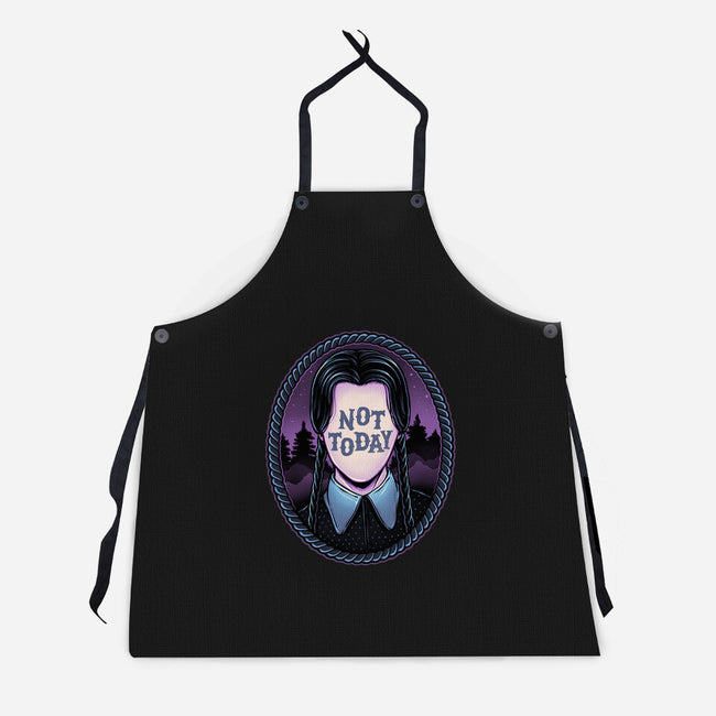 Not Today-Unisex-Kitchen-Apron-glitchygorilla