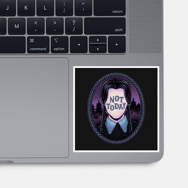 Not Today-None-Glossy-Sticker-glitchygorilla