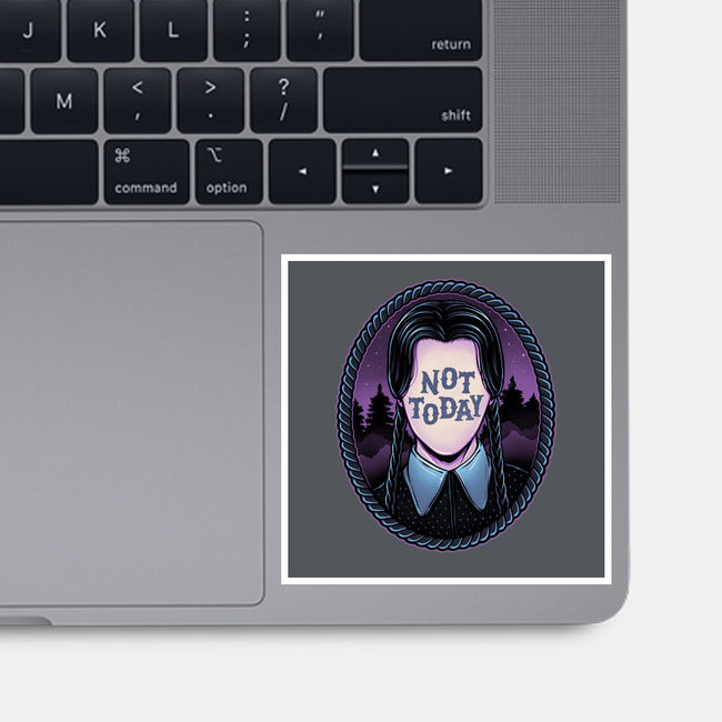 Not Today-None-Glossy-Sticker-glitchygorilla