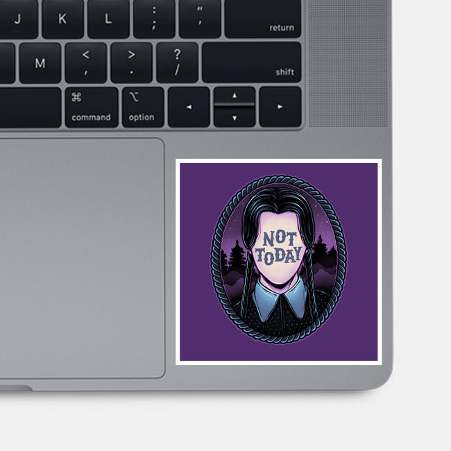 Not Today-None-Glossy-Sticker-glitchygorilla