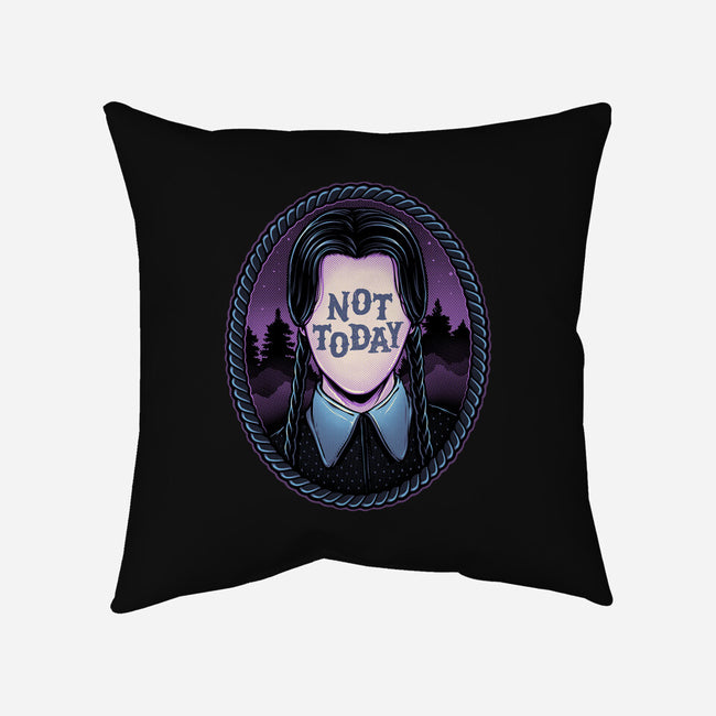 Not Today-None-Removable Cover w Insert-Throw Pillow-glitchygorilla