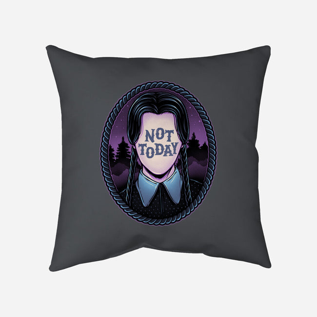 Not Today-None-Removable Cover w Insert-Throw Pillow-glitchygorilla