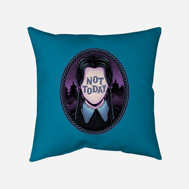 Not Today-None-Removable Cover w Insert-Throw Pillow-glitchygorilla