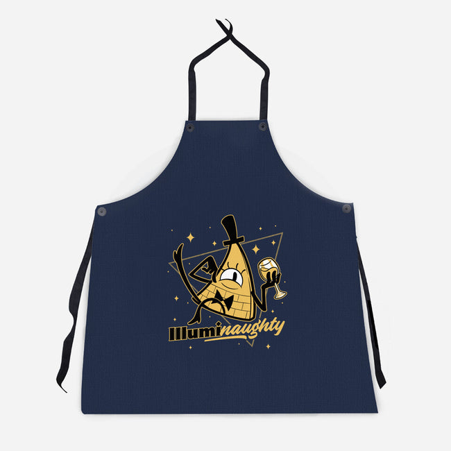 Naughty Illuminati Triangle-Unisex-Kitchen-Apron-Studio Mootant