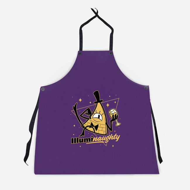Naughty Illuminati Triangle-Unisex-Kitchen-Apron-Studio Mootant