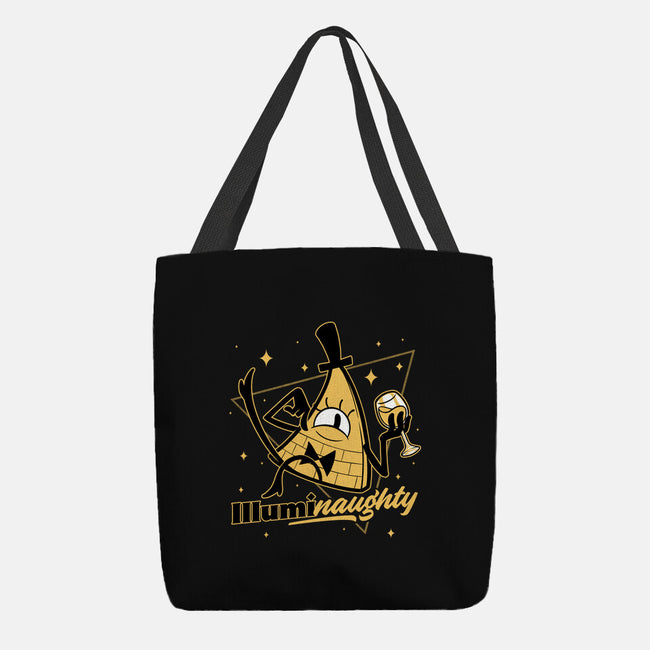 Naughty Illuminati Triangle-None-Basic Tote-Bag-Studio Mootant