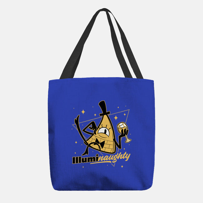 Naughty Illuminati Triangle-None-Basic Tote-Bag-Studio Mootant