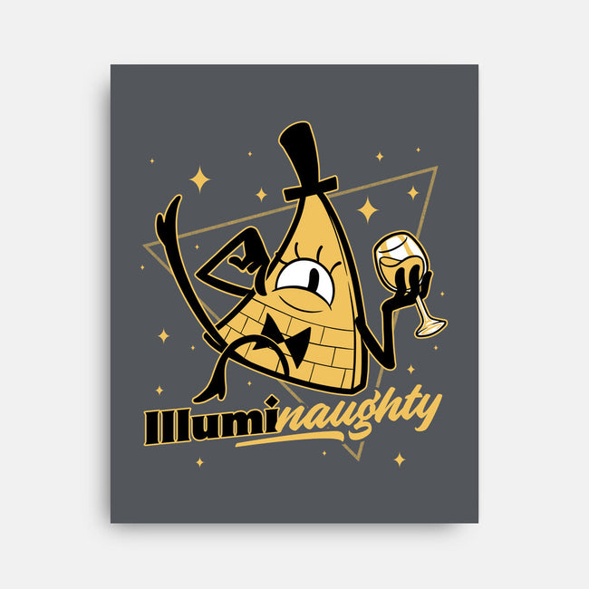 Naughty Illuminati Triangle-None-Stretched-Canvas-Studio Mootant