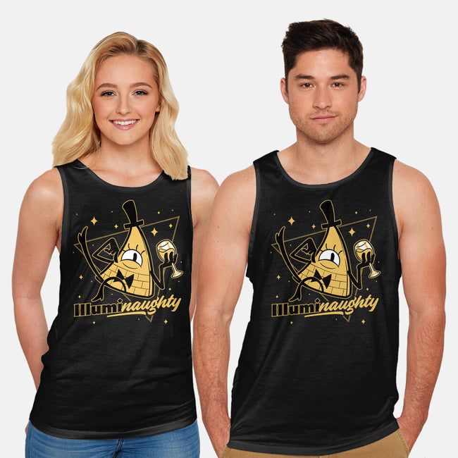 Naughty Illuminati Triangle-Unisex-Basic-Tank-Studio Mootant