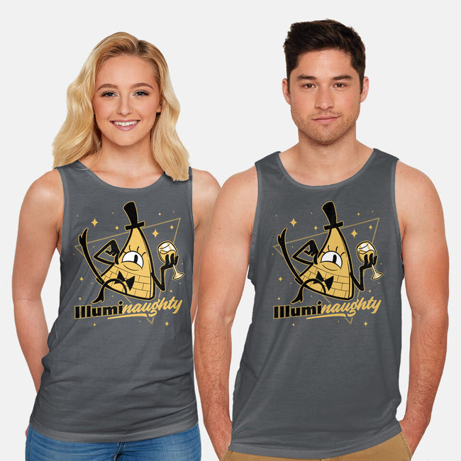 Naughty Illuminati Triangle-Unisex-Basic-Tank-Studio Mootant