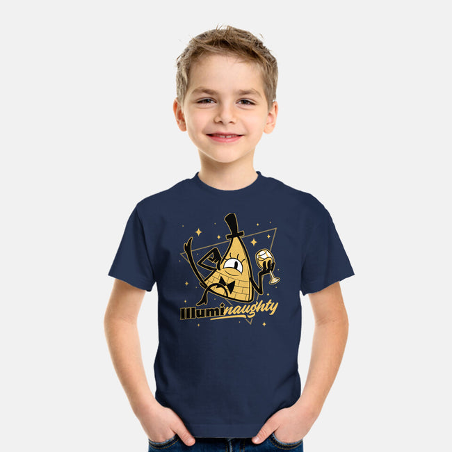Naughty Illuminati Triangle-Youth-Basic-Tee-Studio Mootant