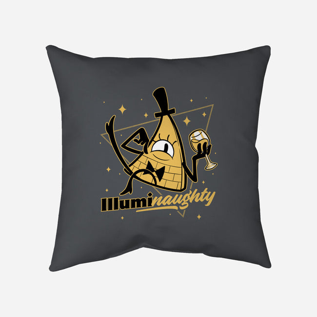 Naughty Illuminati Triangle-None-Removable Cover w Insert-Throw Pillow-Studio Mootant