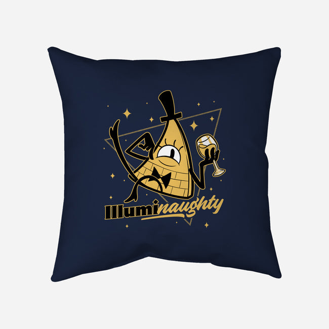 Naughty Illuminati Triangle-None-Removable Cover w Insert-Throw Pillow-Studio Mootant
