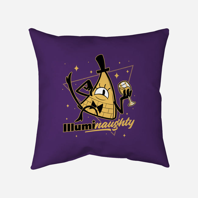 Naughty Illuminati Triangle-None-Removable Cover w Insert-Throw Pillow-Studio Mootant