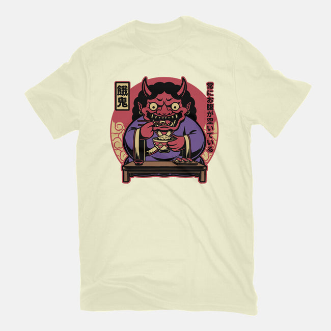 Hungry Oni Food-Mens-Basic-Tee-Studio Mootant