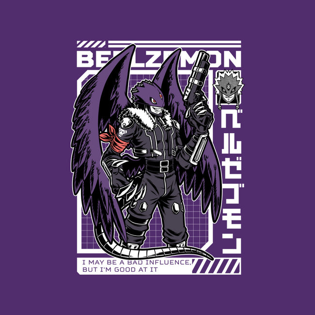 Digital Demon Lord Cyberpunk-Mens-Basic-Tee-Studio Mootant