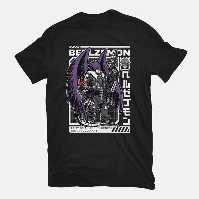 Digital Demon Lord Cyberpunk-Womens-Basic-Tee-Studio Mootant