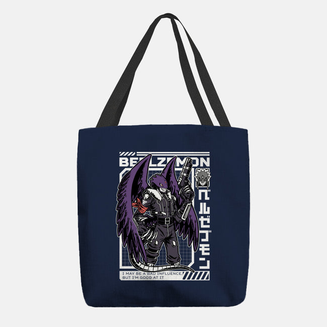 Digital Demon Lord Cyberpunk-None-Basic Tote-Bag-Studio Mootant