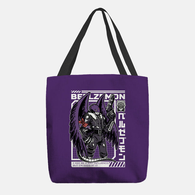 Digital Demon Lord Cyberpunk-None-Basic Tote-Bag-Studio Mootant