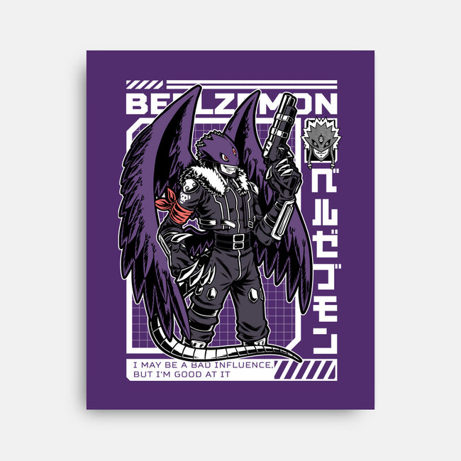 Digital Demon Lord Cyberpunk-None-Stretched-Canvas-Studio Mootant