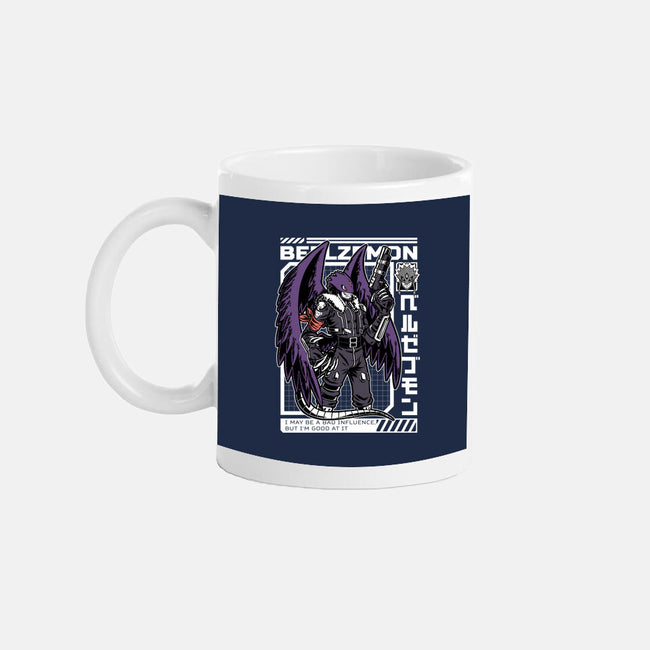 Digital Demon Lord Cyberpunk-None-Mug-Drinkware-Studio Mootant