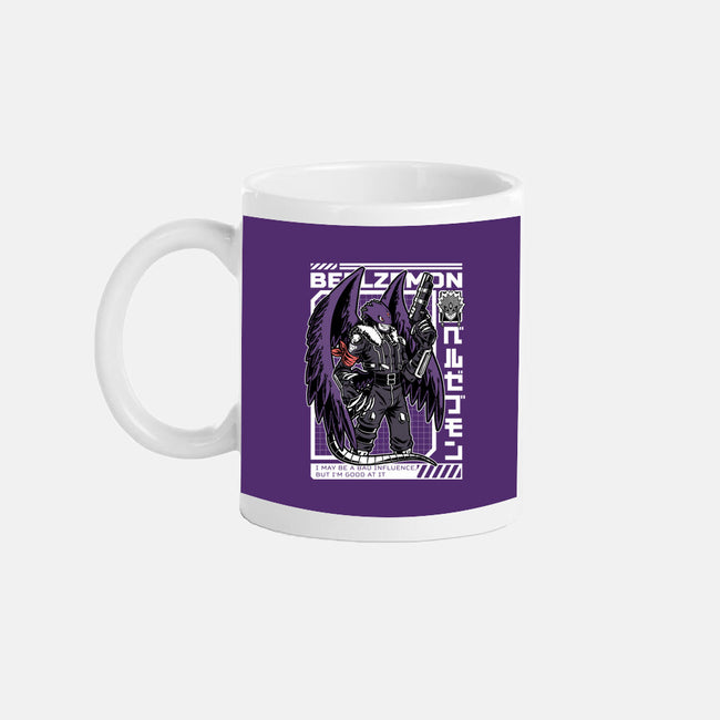 Digital Demon Lord Cyberpunk-None-Mug-Drinkware-Studio Mootant