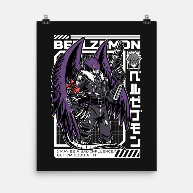 Digital Demon Lord Cyberpunk-None-Matte-Poster-Studio Mootant