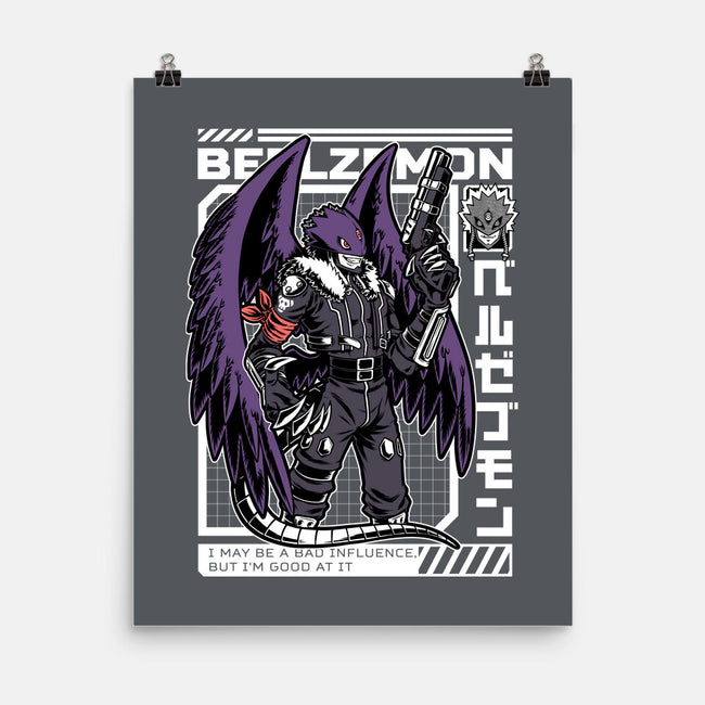 Digital Demon Lord Cyberpunk-None-Matte-Poster-Studio Mootant