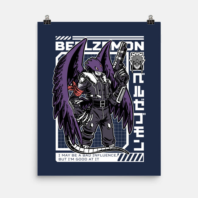 Digital Demon Lord Cyberpunk-None-Matte-Poster-Studio Mootant