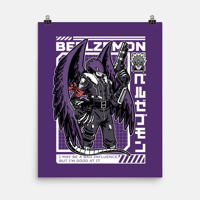 Digital Demon Lord Cyberpunk-None-Matte-Poster-Studio Mootant