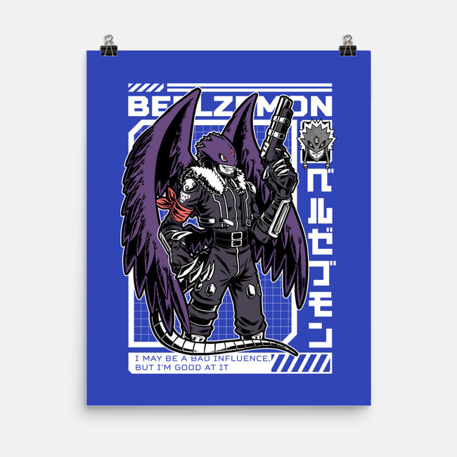 Digital Demon Lord Cyberpunk-None-Matte-Poster-Studio Mootant