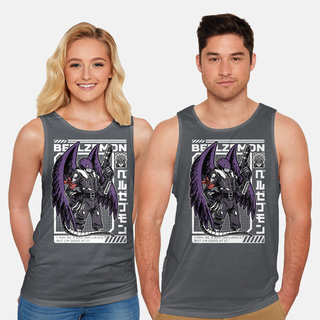 Digital Demon Lord Cyberpunk-Unisex-Basic-Tank-Studio Mootant