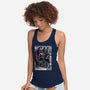 Digital Demon Lord Cyberpunk-Womens-Racerback-Tank-Studio Mootant