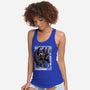Digital Demon Lord Cyberpunk-Womens-Racerback-Tank-Studio Mootant