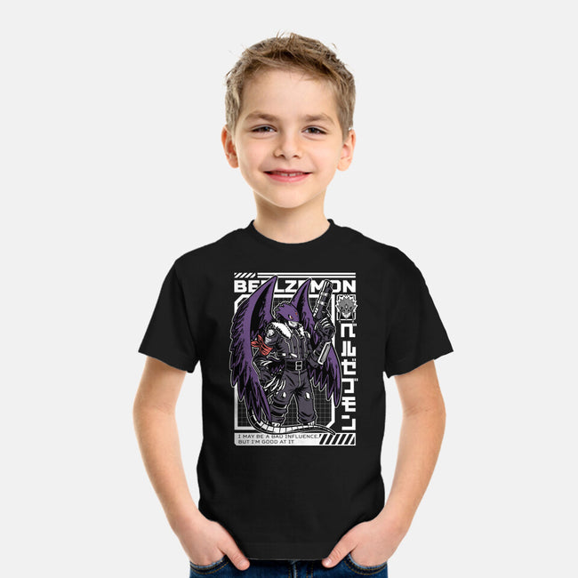Digital Demon Lord Cyberpunk-Youth-Basic-Tee-Studio Mootant