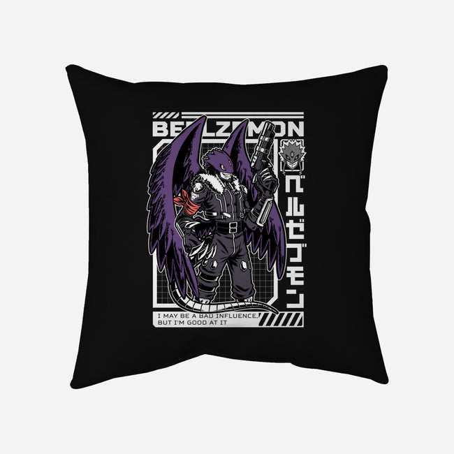 Digital Demon Lord Cyberpunk-None-Removable Cover w Insert-Throw Pillow-Studio Mootant