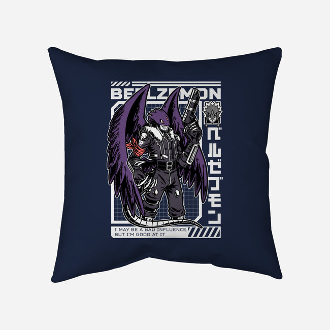 Digital Demon Lord Cyberpunk-None-Removable Cover w Insert-Throw Pillow-Studio Mootant