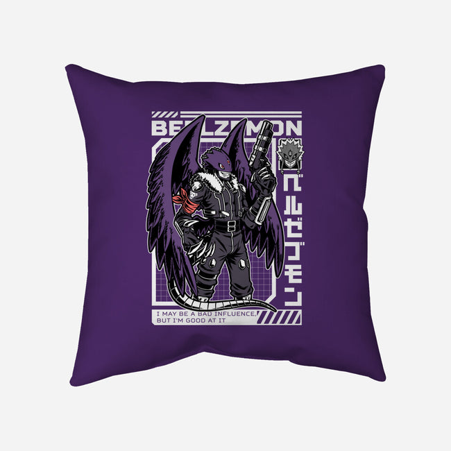 Digital Demon Lord Cyberpunk-None-Removable Cover w Insert-Throw Pillow-Studio Mootant