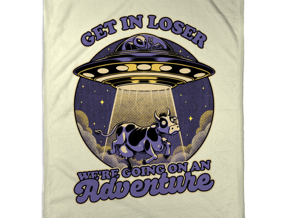 Cow Alien Get In Loser