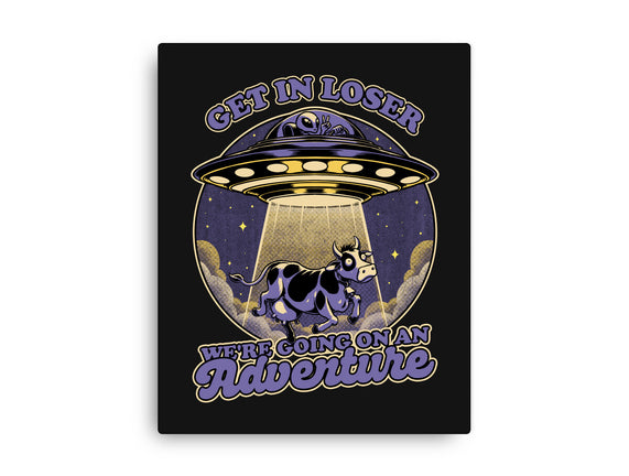 Cow Alien Get In Loser