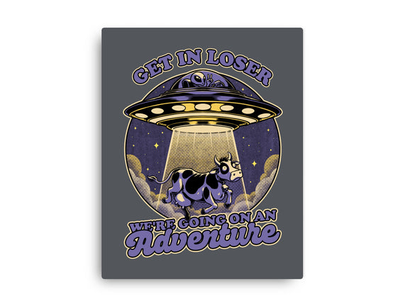 Cow Alien Get In Loser